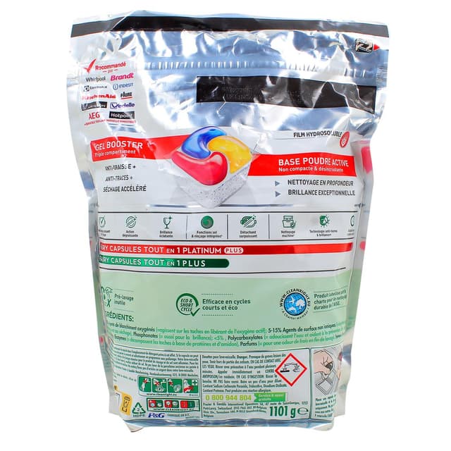 8700216254205 - FAIRY - Capsules Lave-vaisselle Anti-Terne Citron Platinum Plus