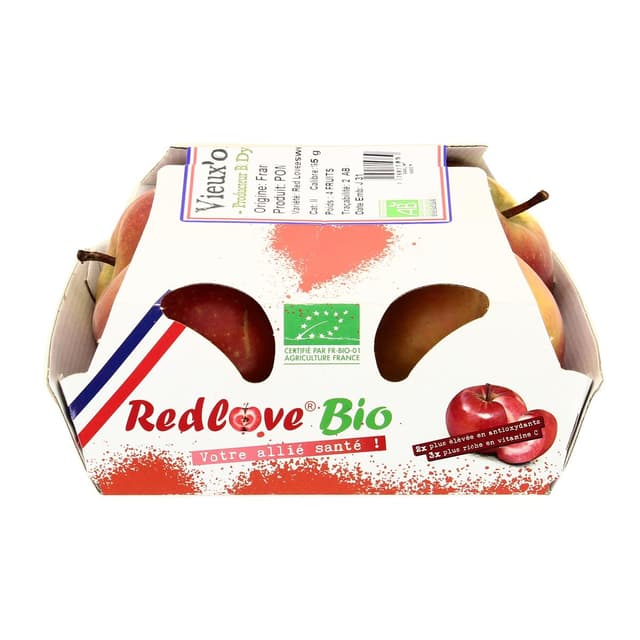3760198585105 - Le Vieux Pointet  - Pomme Red Love bio