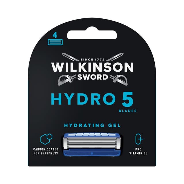 4027800175505 - Wilkinson - Lames de Rasoir Hydro 5 au Gel Hydratant
