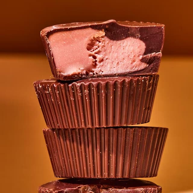 4255582805505 - Koro - Bouchées Nut butter cup Cajou et Fraise bio