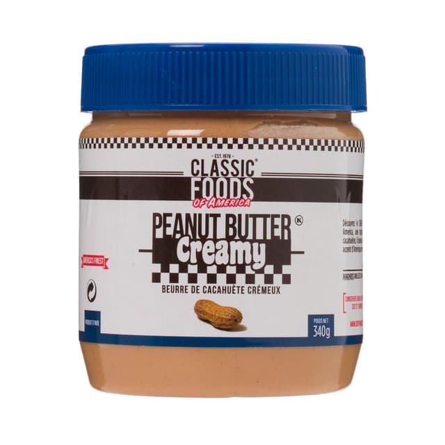 3351700067105 - Classic Foods of America - Peanut Butter Creamy - Beurre de cacahuètes crémeux