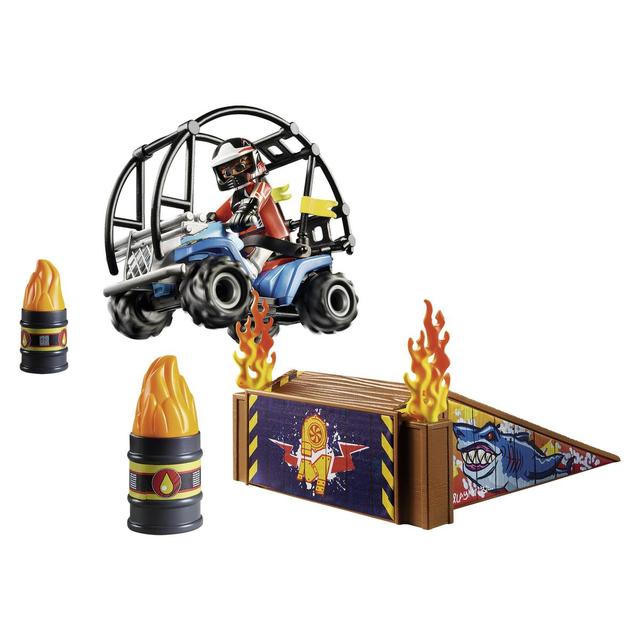4008789708205 - PLAYMOBIL® Stuntshow - Starter Pack Stuntshow avec rampe 