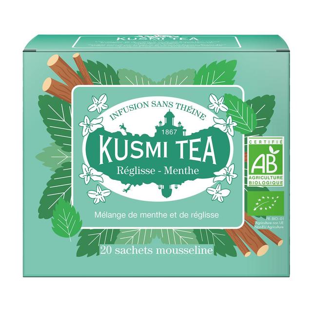 3585810108605 - Kusmi Tea - Infusion Réglisse Menthe Bio