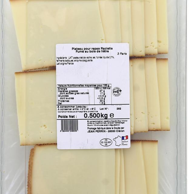 3324440449005 - Jean Perrin - Raclette Fumée au Bois de Hêtre