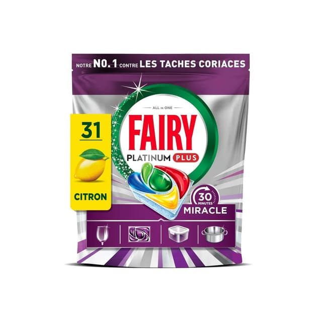 8006530079105 - FAIRY - Capsules lave-vaisselle Miracle Citron