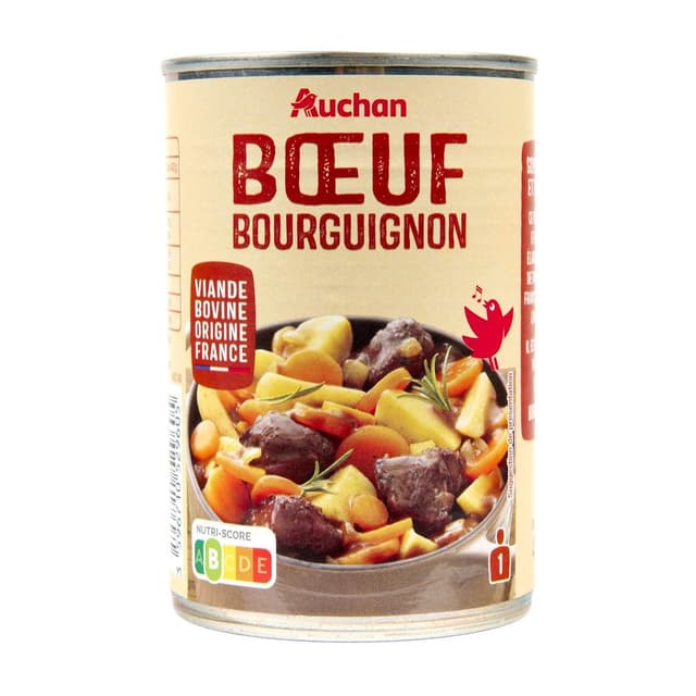 3596710529605 - Auchan - Boeuf Bourguignon