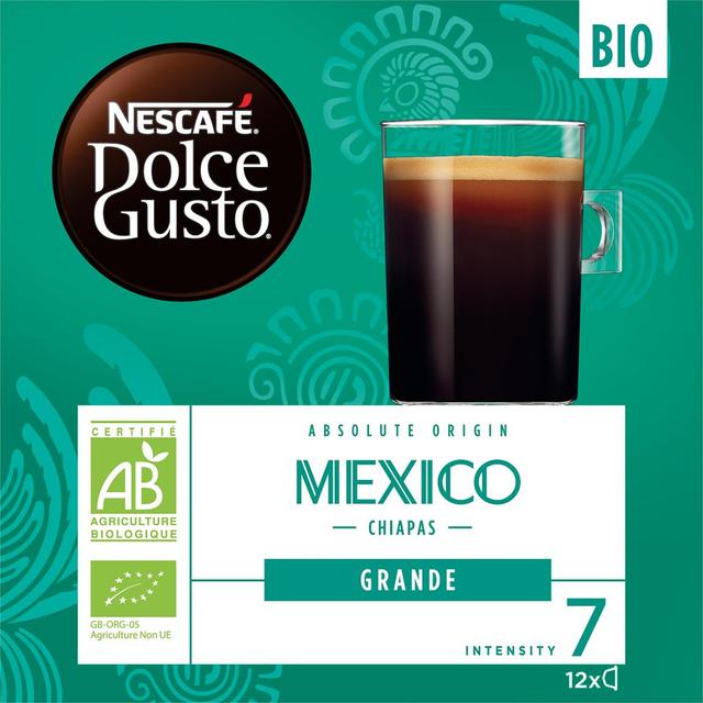 7613036639705 - Nescafe Dolce Gusto - Absolute origin mexico chiapas grande bio intensité 7