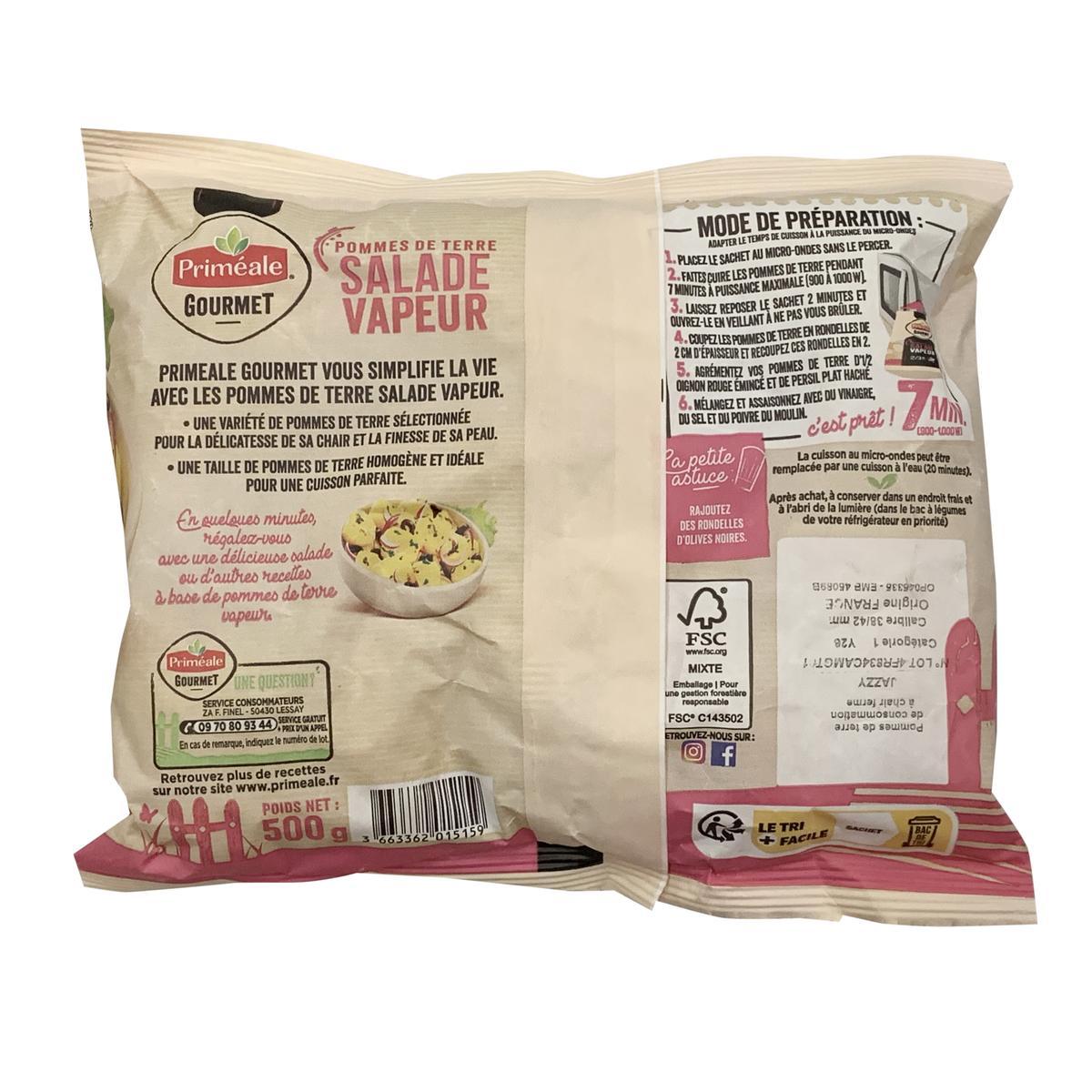 3389385810006 -  - Pomme de Terre Salade Vapeur Micro-Ondable