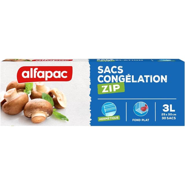 3232764050206 - Alfapac - Sacs congélation ZIP