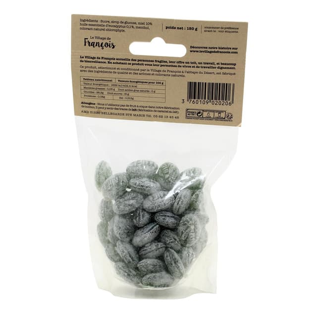 3760109020206 - Abbaye Sainte Marie Du Desert - Bonbons au miel et à l'eucalyptus
