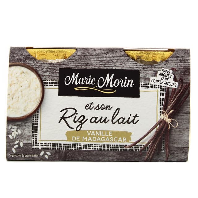 3372900900306 - Marie Morin - Riz au lait à la vanille de Madagascar