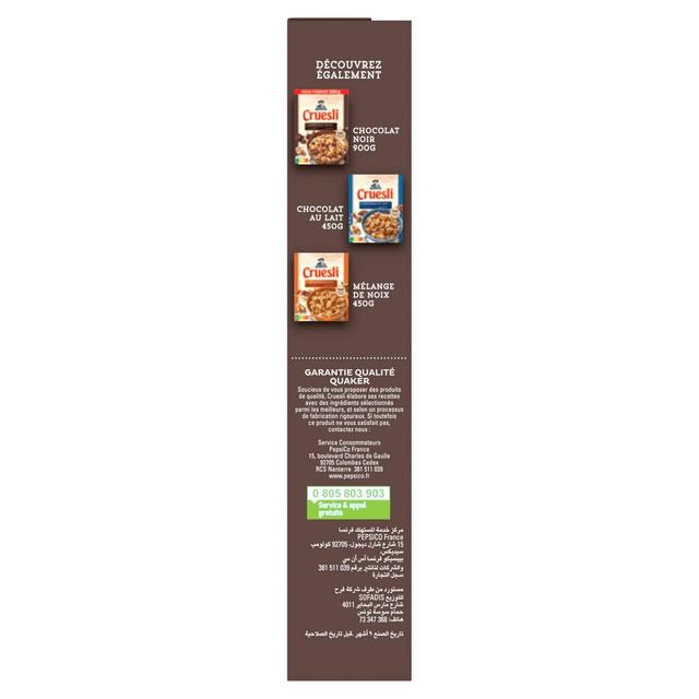 3168930010906 - Quaker - Cruesli chocolat noir