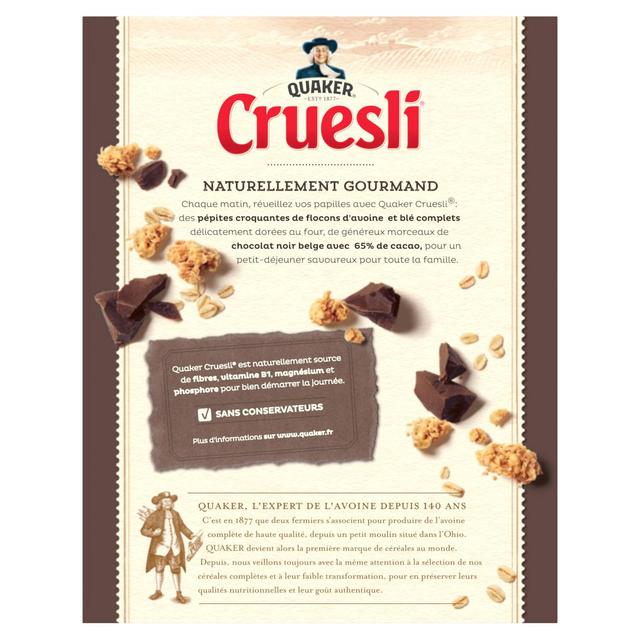3168930010906 - Quaker - Cruesli chocolat noir