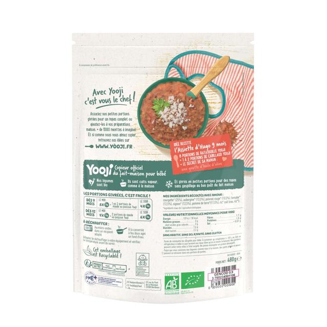 3760234501106 - Yooji - Ratatouille Bio dès 9 mois