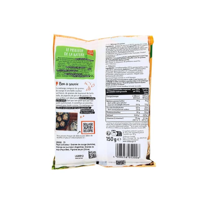 4008258052006 - Seeberger - Mix vitalité pour salade