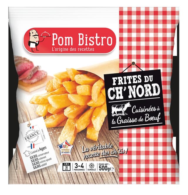 3760032002706 - Pom Bistro - Frites du Ch'Nord cuisinées à la graisse de boeuf