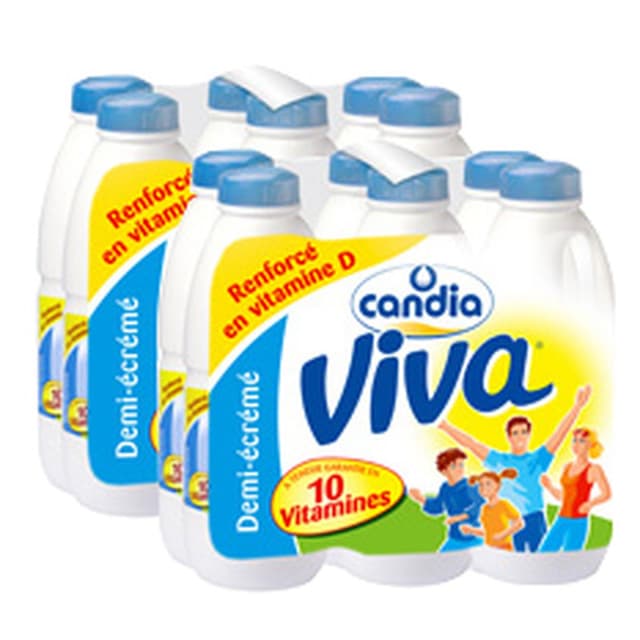 2050000335006 - Candia - Viva lait UHT vitaminé à 1.2% mg