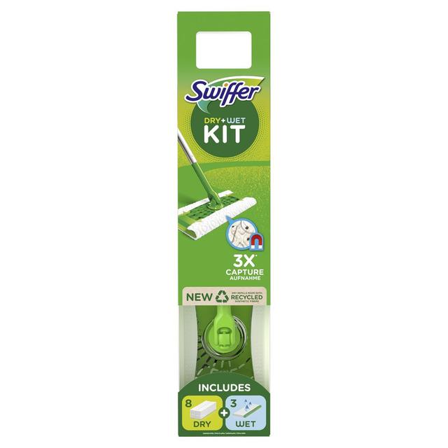8001841975306 - Swiffer - Balai en kit + 8 recharges lingettes