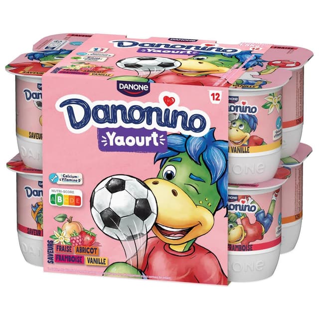 3033491276606 - Danonino - Yaourt aux fruits panachés