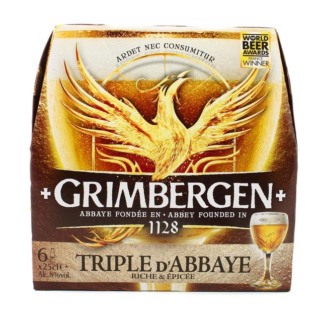 3080216048406 - Grimbergen - Bière Triple d'Abbaye 8°5