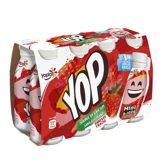 3329770048706 - Yop - Yaourt à Boire Fraise