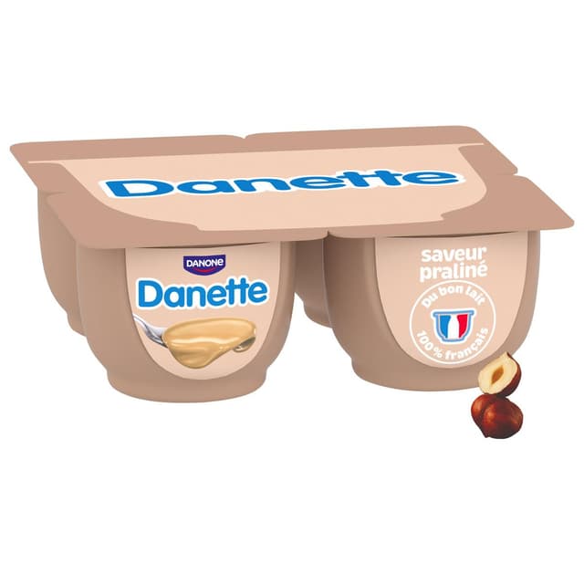 3033492038906 - Danette - Crème dessert saveur praliné