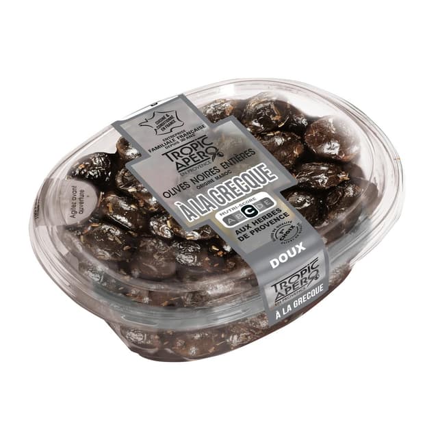 3382510019206 - Tropic Apéro - Olives Noires Entière du Maroc à la Grecque