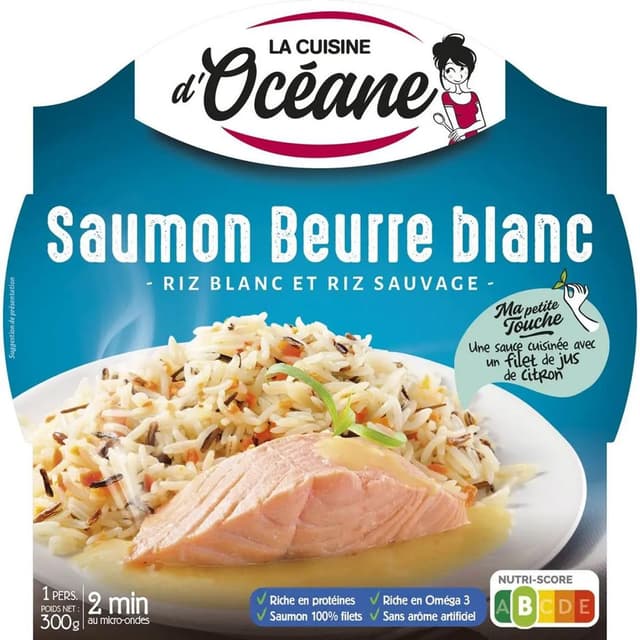 3188720601107 - La Cuisine d'Océane - Saumon beurre blanc riz sauvage