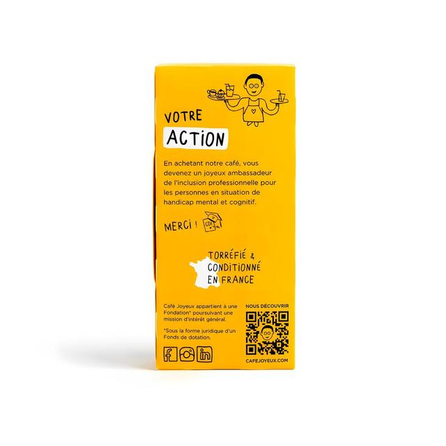 3760316231907 - Café Joyeux - Café Capsules Ristretto Intensité 10 Compatibles Nespresso 