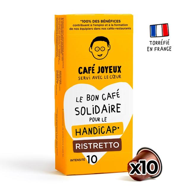 3760316231907 - Café Joyeux - Café Capsules Ristretto Intensité 10 Compatibles Nespresso 