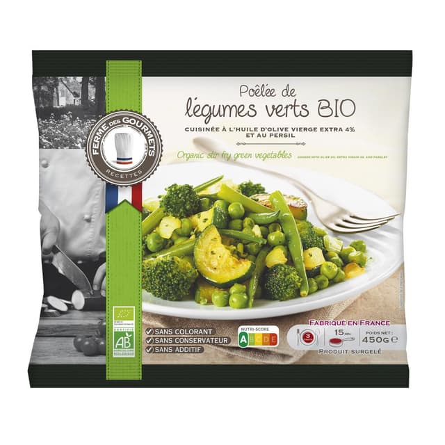 3760032002607 - La Ferme Des Gourmets - Légumes verts cuisinés bio