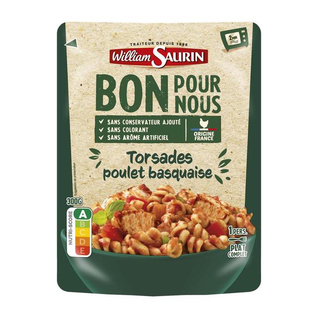 3261055953407 - William Saurin - Torsades Poulet Basquaise - Bon pour nous