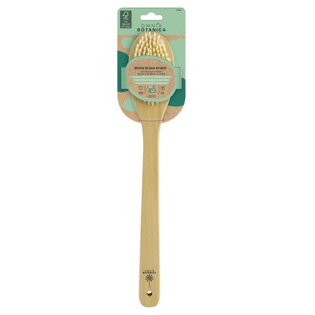 3666085113607 - Omnia Botanica - Brosse de bain en bois pour dos