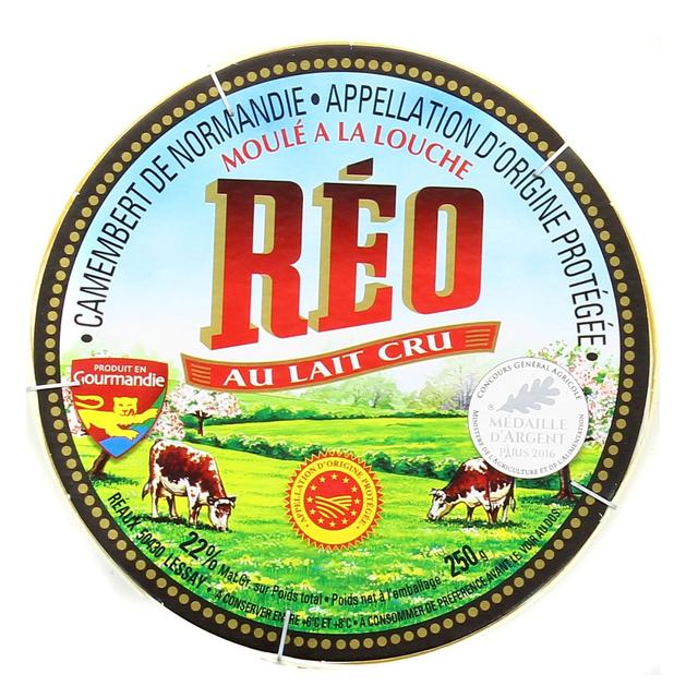 3332621044307 - Réo - Camembert de Normandie au lait cru  AOP