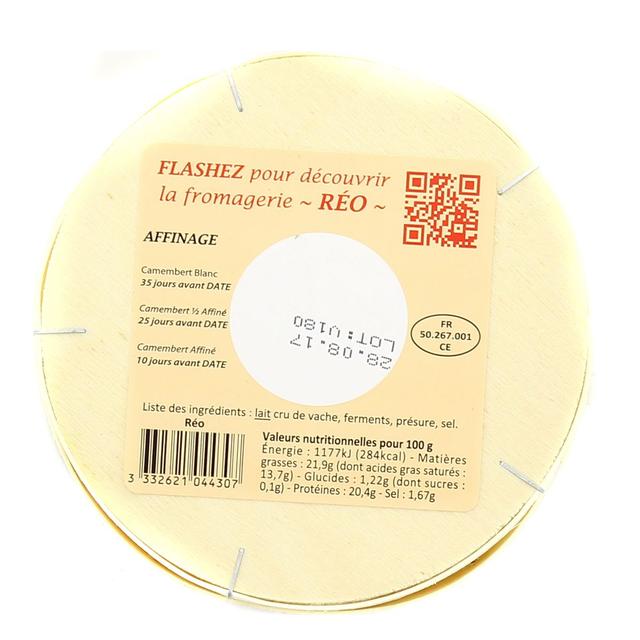 3332621044307 - Réo - Camembert de Normandie au lait cru  AOP