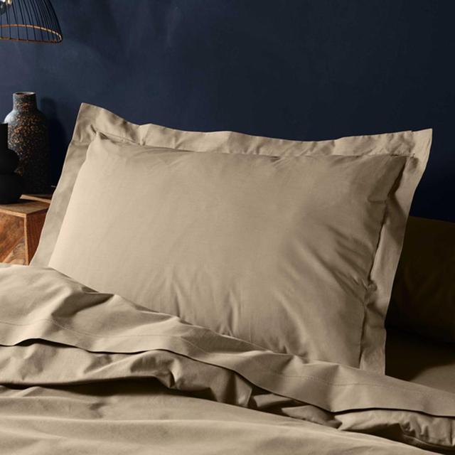 3574386445207 - Douceur D Interieur - Taie d'oreiller uni sable 