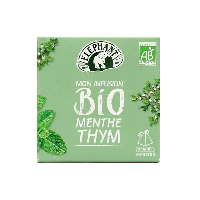 8720608005307 - Elephant - Mon infusion Menthe / Thym Bio