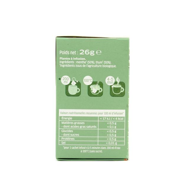 8720608005307 - Elephant - Mon infusion Menthe / Thym Bio