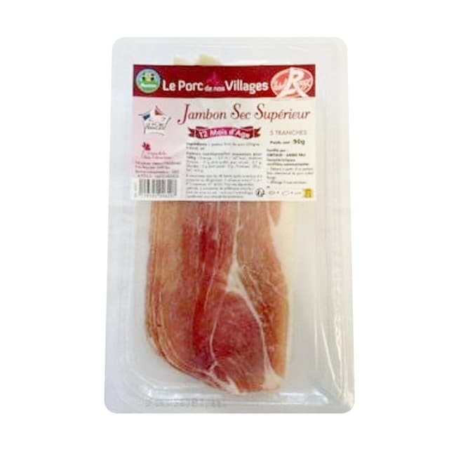 3119320006207 - Le Porc de nos Villages -  Jambon Sec Supérieur Label Rouge