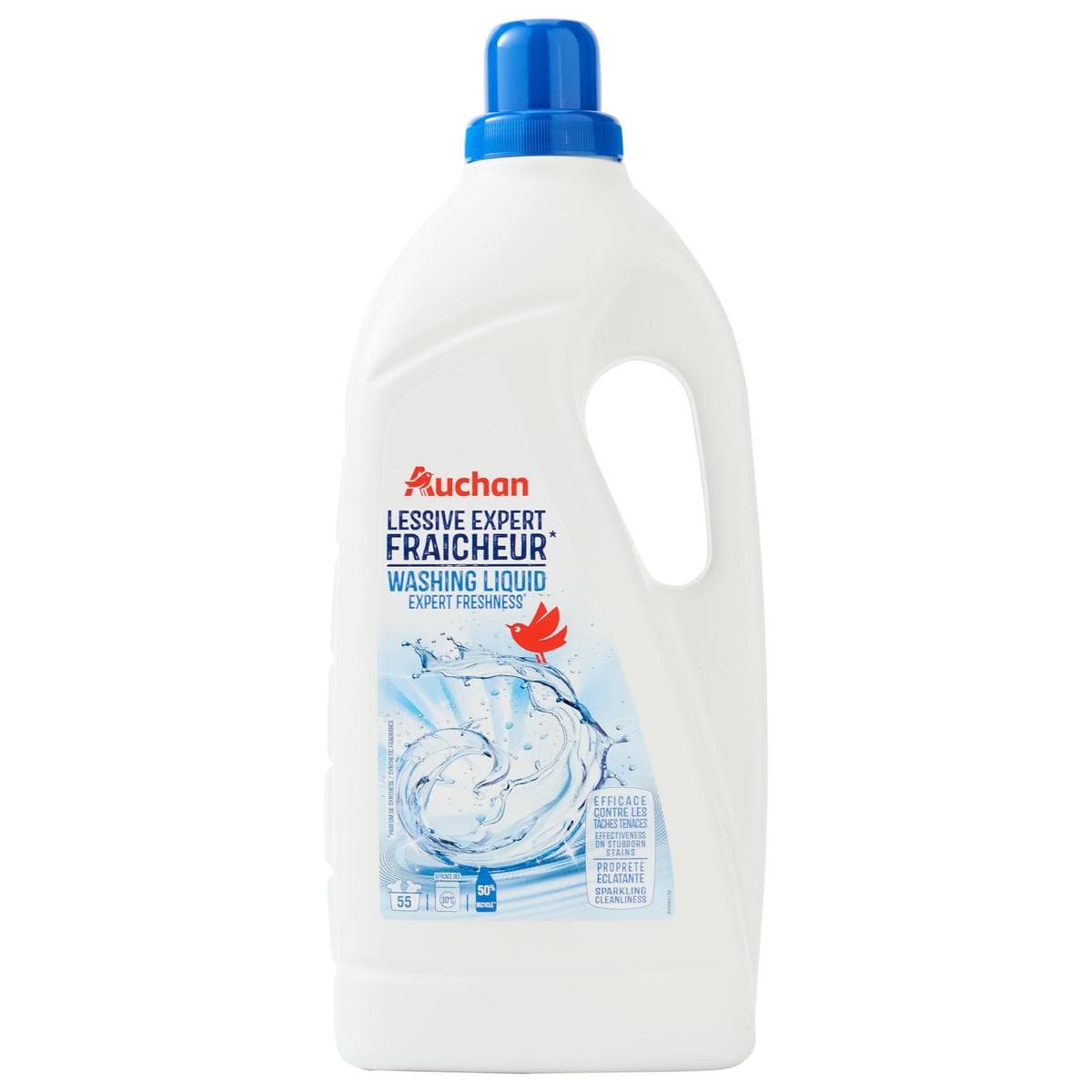 Livraison  domicile Auchan Lessive liquide Expert Fracheur, 3L