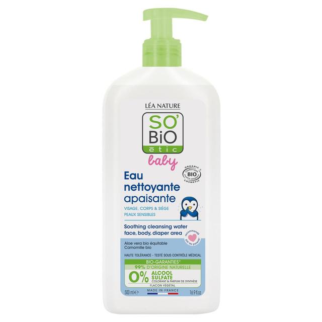 3517360017007 - So'Bio Baby - Eau micellaire nettoyante Bio pour bébé à l'aloé vera et à la camomille Bio