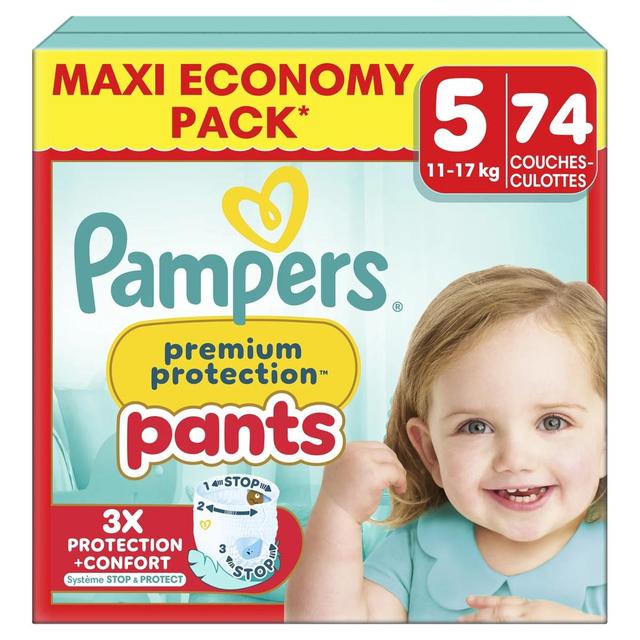 8700216679107 - Pampers Premium Protection Pants - Couches Culottes Bébés Prenium Protection Pants 11-17kg T5