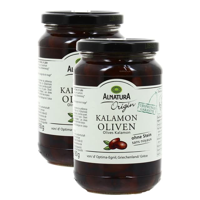 2050000419607 - Alnatura - Olives Kalamon dénoyautées bio