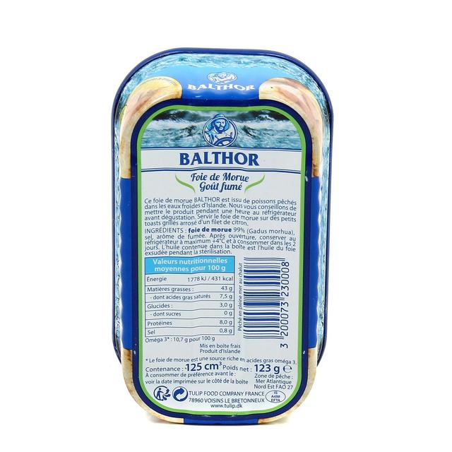 3200073230008 - Balthor - Foie de morue goût fumé