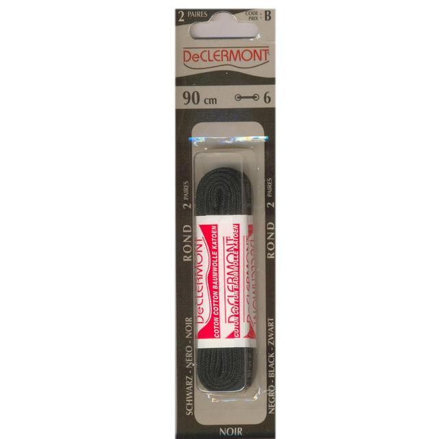 3428071090008 - De Clermont - Lacets ronds noir