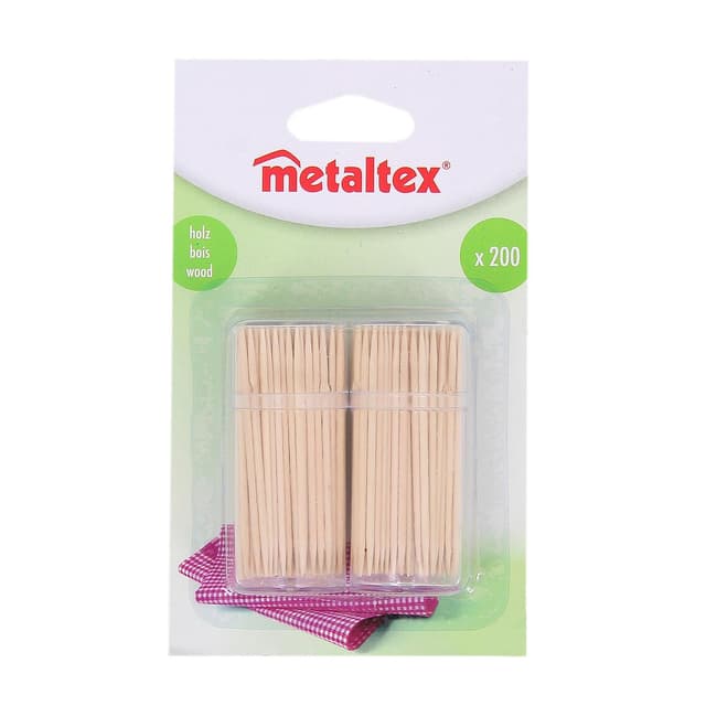 8002525870108 - Metaltex - 2 Tonnelets de 100 cure-dents