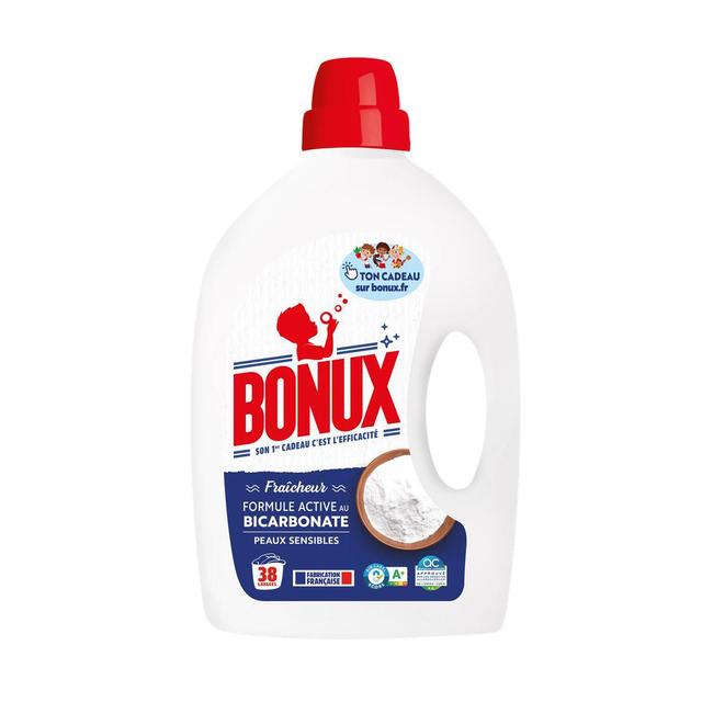 3760360760408 - Bonux - Lessive liquide fraicheur, 38 lavages