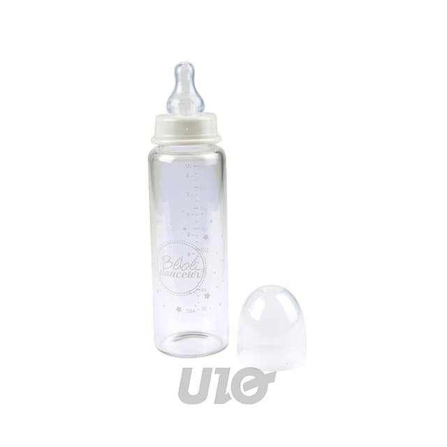 3574380620808 - BEBE DOUCEUR - Biberon Pour Bébé col Étroit 240ml Transparent