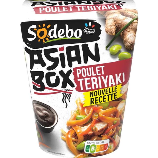 3242271001608 - Sodebo - Asian Box Poulet Teriyaki
