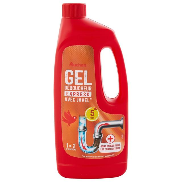 3245678141908 - Auchan - Gel déboucheur express avec javel